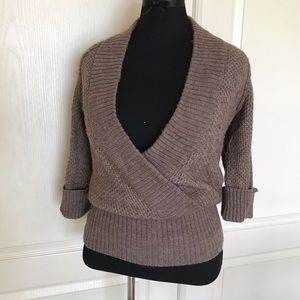 LOFT Cropped sleeve sweater